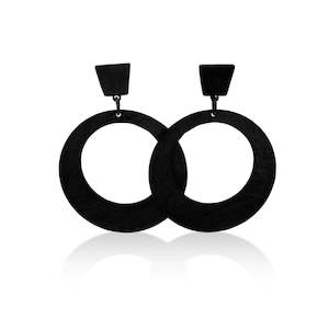 Fabuleux Vous: Circula Earrings with Square Stud - FABULEUX VOUS
