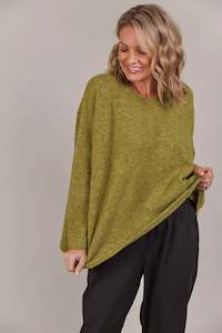Eb Ive: Folie Relaxed Knit - Chartreuse - EB&IVE