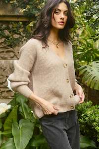 Miru Cardigan - Taupe - ISLE OF MINE