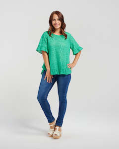 Leah Top - Green - SEDUCE