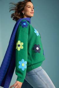 Tops: Delphi Jumper - Blue/Oasis - HAVEN