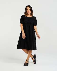 The Dark Room: Sienna Dress - Black - ZAFINA