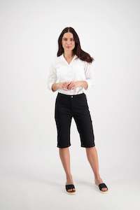 Lightweight Straight Leg Short - Black - VASSALLI