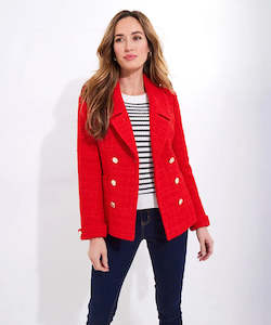 Elle Statement Tweed Jacket - JOE BROWNS