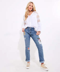 New Arrivals: Perfect Patchwork Straight Leg Jean - JOE BROWNS