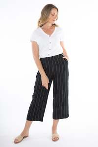 Wide Stripe Pant - Black/Putty - JUMP