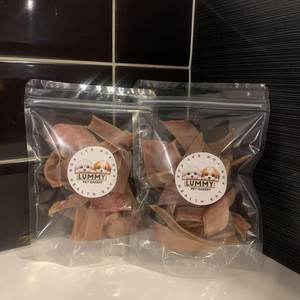 Products: Pork Ear Strips Lummy Pet Bakery