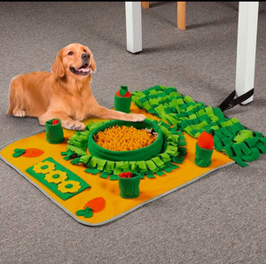 Products: Carrot Snuffle Mat for Dogs – Play, Learn, and Relax 🐾 Lummy Pet Bakery