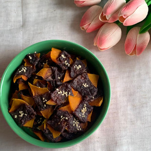 Products: Beef Warpped With Pumpkin/Carrot Lummy Pet Bakery