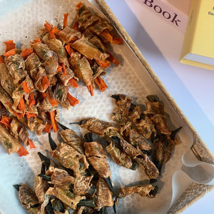 Products: Chicken- Warpped Carrot/Okra Lummy Pet Bakery