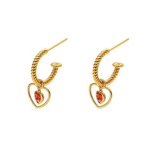 Indulgence Gift Box The Ultimate Valentine S Treat %F0%9F%92%96%F0%9F%8D%A9%E2%9C%A8: Indulgence Gift Box – Lover's Eyes Earrings with Garnet Pendant