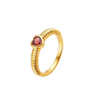 Sweetheart Gift Box A Charming Valentines Surprise %F0%9F%92%98%F0%9F%8D%A9%F0%9F%92%8D: Sweetheart Gift Box - Heart in Garnet Ring