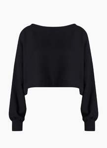 Products: Cotton Black Crop Top