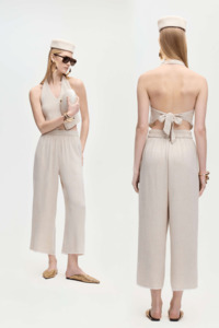 Linen Natural Waistcoat