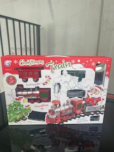 Electronic Toys: Christmas Train Type C – Classic Steam Engine with Ground Track Set