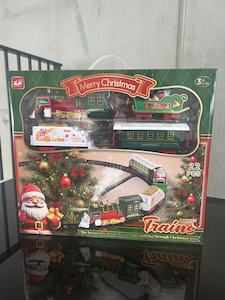 Christmas Tree Top Train Type A – Steam Locomotive with Rotating Tree-Top Track
