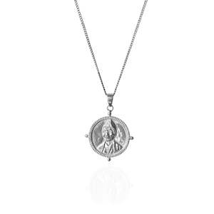 SOJOURNER 'STRENGTH' NECKLACE PENDANT - SILVER