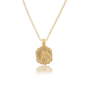 St Cabrini - Patron Saint of Immigrants - Gold