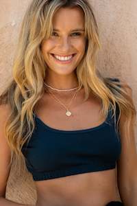 Gifts Under 200: Catie Crop - *ORGANIC COTTON* - Ocean Blue