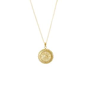 Protection Pendants: 9KT SOLID GOLD - SUZANNE 'PROTECTION' NECKLACE