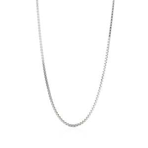 Bahama Box Chain Necklace - Silver