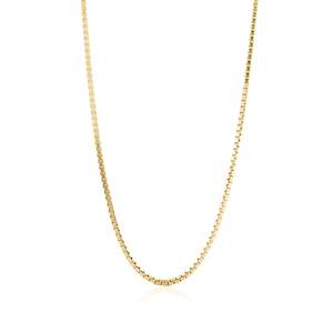 Bahama Box Chain Necklace - Gold