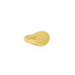 Initial Signet Ring - Gold