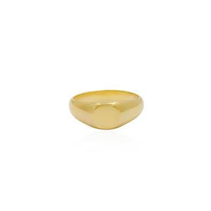 Mini Circular Signet - Gold