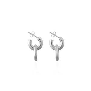 Amalfi Hoops - Silver