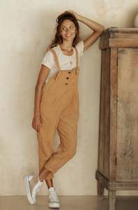 Recommended Clothing: Eddie Overalls - Cinnamon Corduroy **ORGANICALLY DYED**