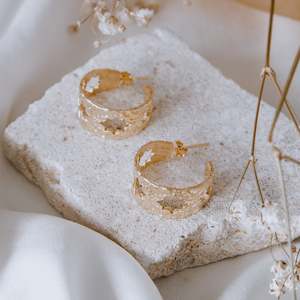 Arnhem X Luna Rose: Arnhem x Luna & Rose - Forever Young Hoops - GOLD