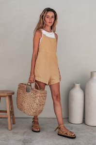 Riley Jumpsuit - **Organically Plant Dyed** Cinnamon