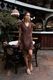 DAPHNE WRAP DRESS - Espresso