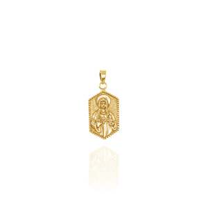 SOLID GOLD St Dwynwen - Saint of Love - CHARM ONLY
