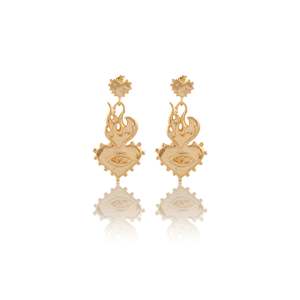 Best Sellers 1: Burn it all down & watch it grown again Earrings - Tahnee Kelland x Luna & Rose - Gold