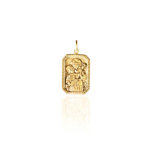 Pendants: SOLID GOLD - St Anthony - Saint of Miracles & Lost things CHARM ONLY