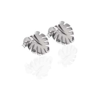 Featured Earrings: Never Leaf Me Earrings (Silver)