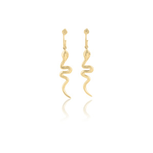 Snake 'Rebirth' Earrings - Gold