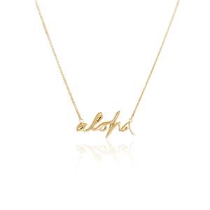GOLDFISH KISS x LUNA & ROSE 'ALOHA' NECKLACE (Gold)