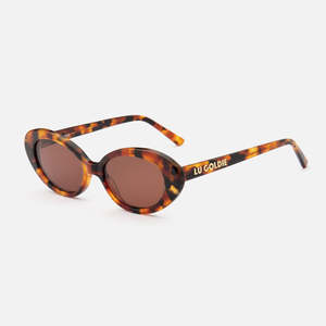 Sunglasses: Lu Goldie - Jeanne Tortoise Sunglasses