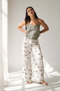 BANKS PANTS - Plant Eyes Sage