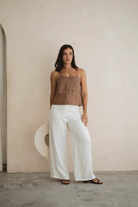Pants Shorts: BANKS PANTS - Coconut White