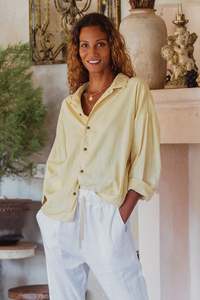 SHANDY SHIRT - Lemon *ORGANICALLY PLANT DYED*