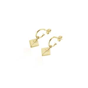 Pacific Palm Earrings - GOLD
