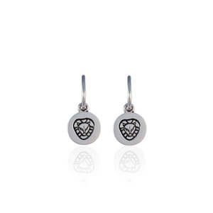 Leo Mini Zodiac Hoops - Silver