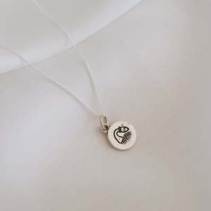 Featured Necklaces: Aquarius Mini Zodiac Necklace - Silver