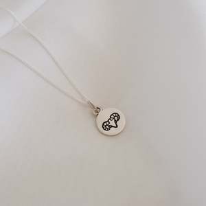Aries Mini Zodiac Necklace - Silver
