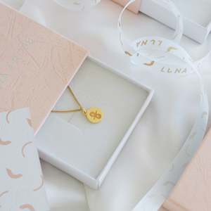 Featured Necklaces: Gemini Mini Zodiac Necklace - Gold