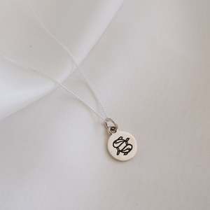 Pisces Mini Zodiac Necklace - Silver