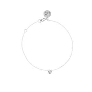 Velvet Vacation: Mini Heart 'Love Puff' Bracelet - Silver